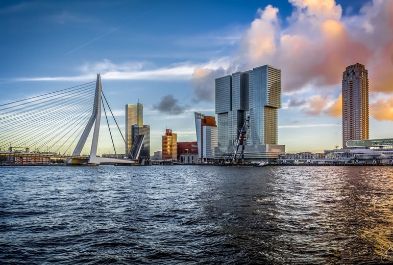skyline van Rotterdam