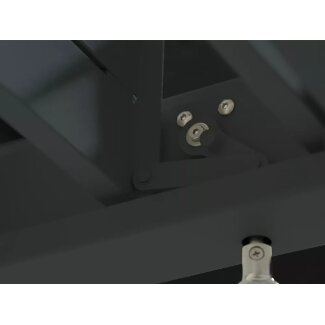 close up van een zwart mirador onderdeel