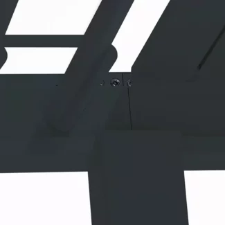 onderdeel van een mirador in het zwart