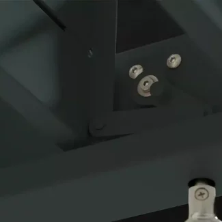 onderdeel van een mirador in het zwart