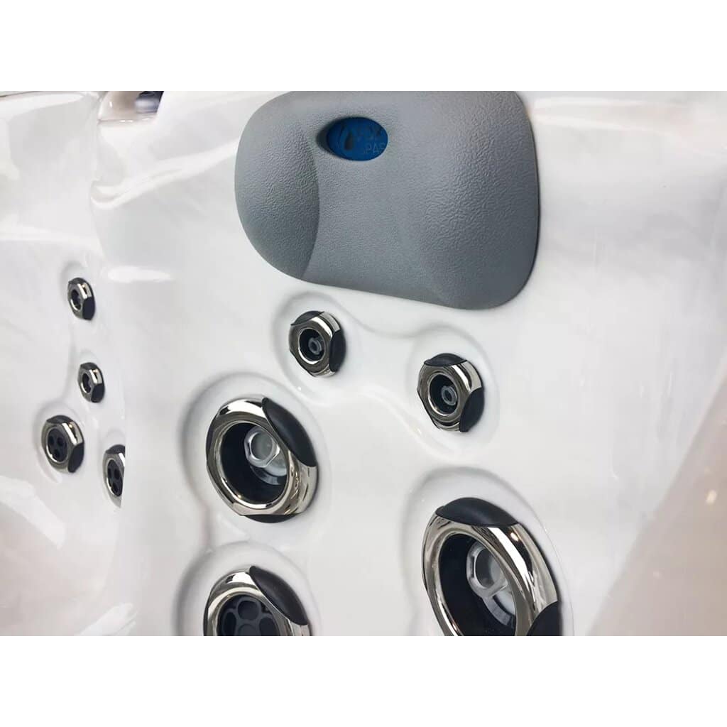 jets en hoofdkussen van jacuzzi mystic