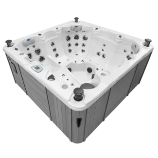 jacuzzi fox spa vision vanaf de zijkant