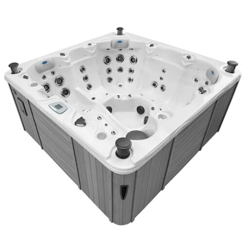 jacuzzi fox spa vision vanaf de zijkant