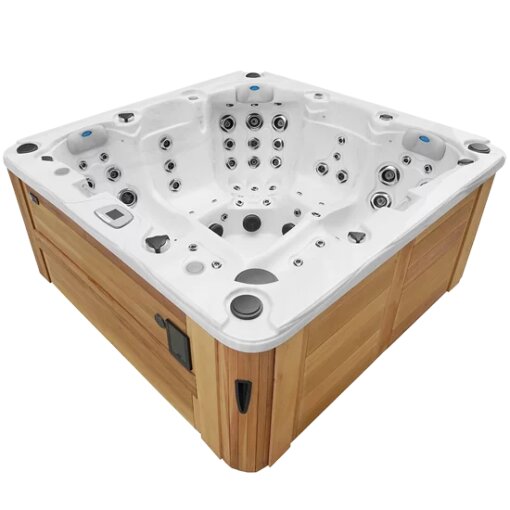 jacuzzi mystic vanaf de zijkant