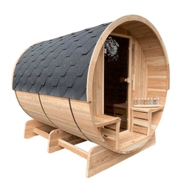 barrel sauna