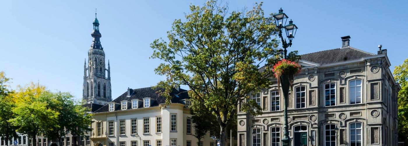 stadsuitzicht van Breda