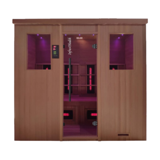 Traditionele Chaleur met LED verlichting en hemellicht met dubbele ramen en glazendeur.