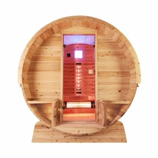 Infrarood Barrelsauna Canopy Red Cedar