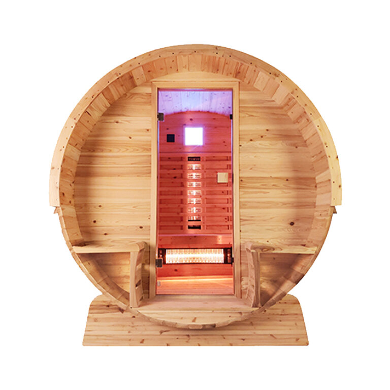 Infrarood Barrelsauna Canopy Red Cedar