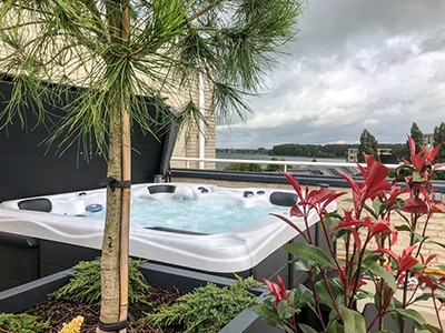 Jacuzzi dakterras