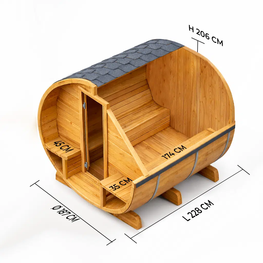 Barrelsauna TR230 - Afbeelding 2