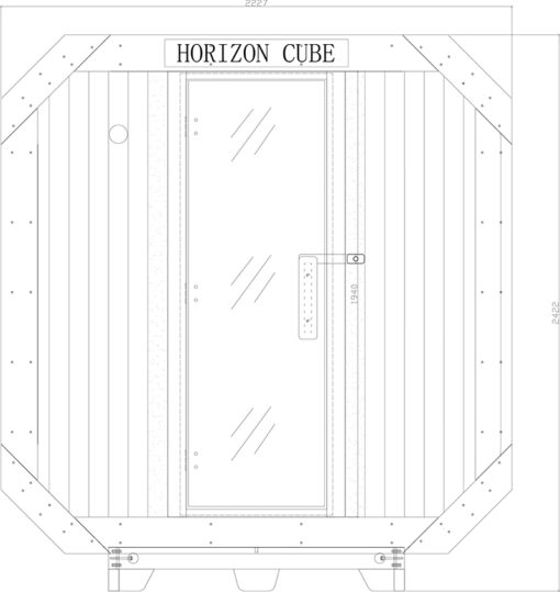 Horizon Outdoor Sauna - Afbeelding 5