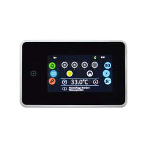 Gecko Touch bedienings afbeelding met witte achtergrond.