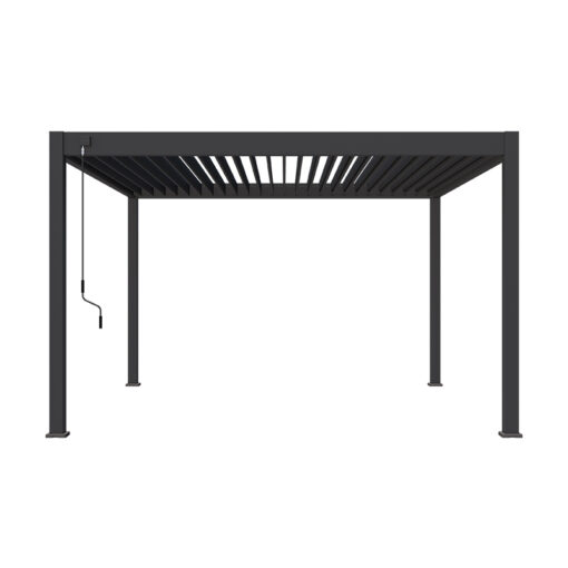 Horizon overkapping 400 x 400 cm - Antraciet - Afbeelding 2