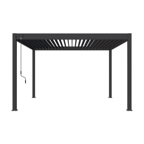 Horizon overkapping 400 x 400 cm - Antraciet - Afbeelding 2