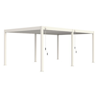 Horizon overkapping - 400 x 600 cm - wit
