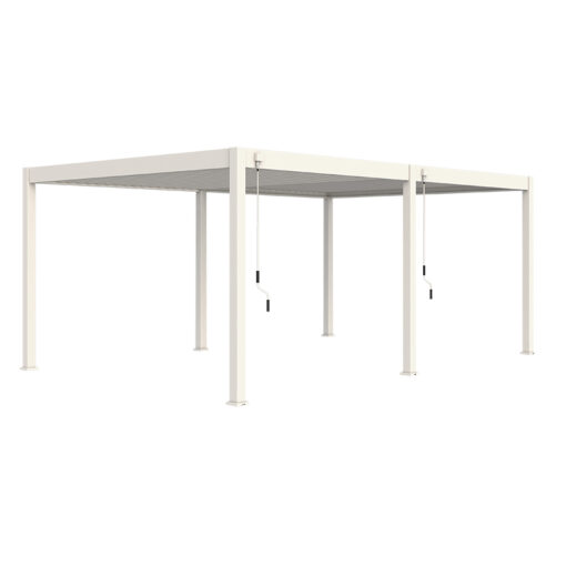 Horizon overkapping - 400 x 600 cm - wit