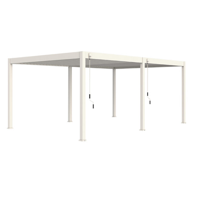 Horizon overkapping - 400 x 600 cm - wit