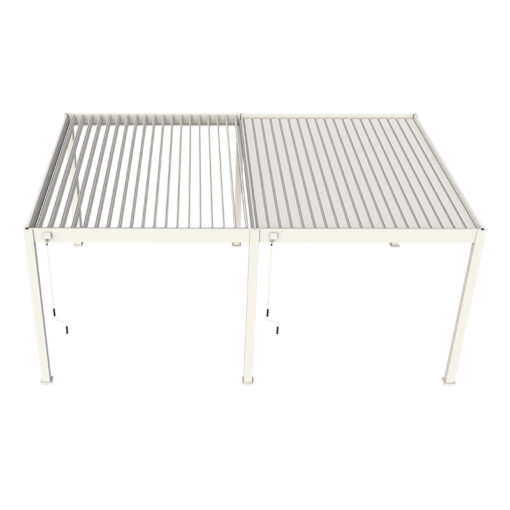 Horizon overkapping - 400 x 600 cm - wit - Afbeelding 3
