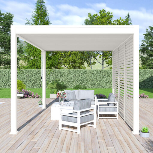 Orion overkapping 300 x 400 cm- Wit - Afbeelding 5