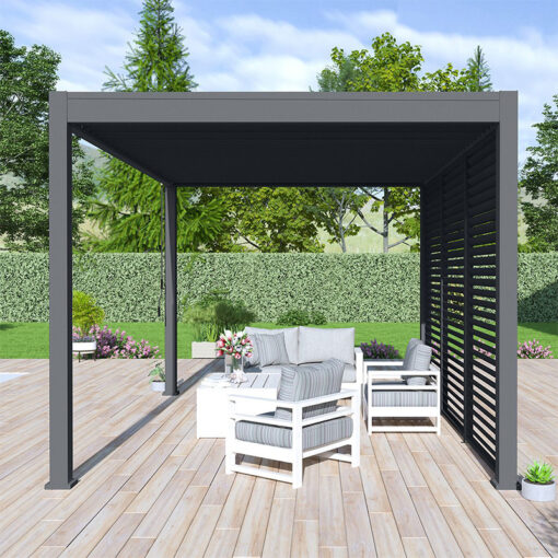 Orion overkapping 300 x 400 cm- Antraciet - Afbeelding 4