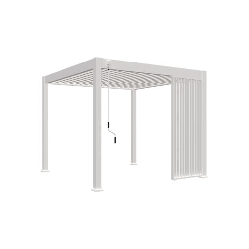 Verticaal louvrepaneel - 1 meter - wit