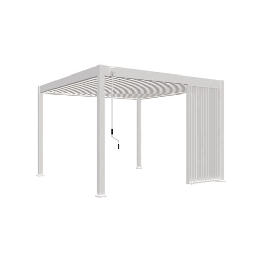 Verticaal louvrepaneel - 1.2 meter - wit