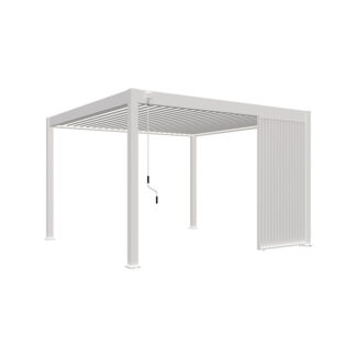 Verticaal louvrepaneel - 1.3 meter - wit