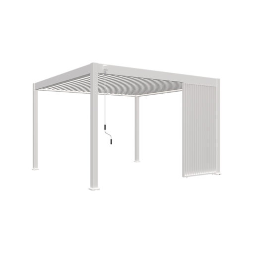 Verticaal louvrepaneel - 1.3 meter - wit