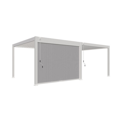 Windscherm - 3.6 meter - wit