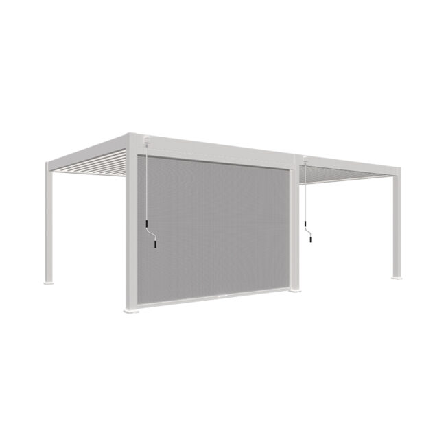 Windscherm - 3.6 meter - wit