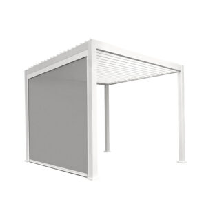 Windscherm - 260 cm - wit