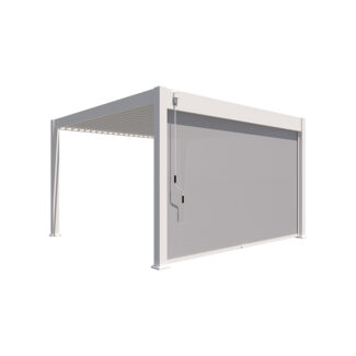Windscherm - 4 meter - wit