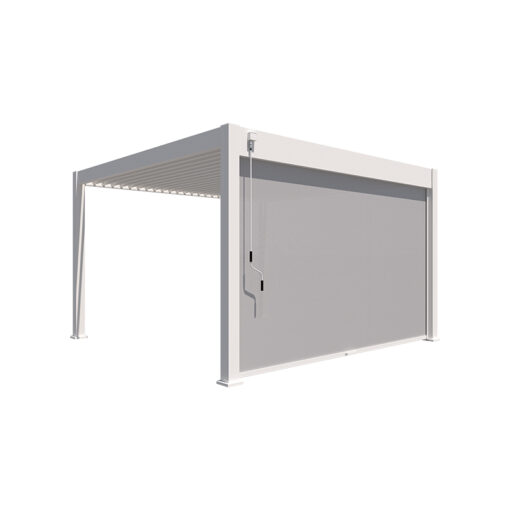 Windscherm - 4 meter - wit