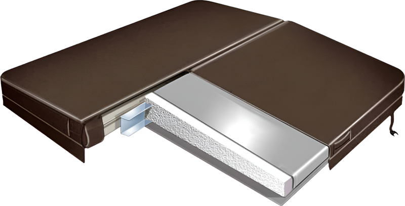 Jacuzzi cover doorsnede
