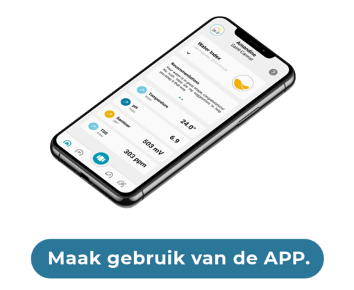 Ondilo V2 app met voorbeeld telefoon.