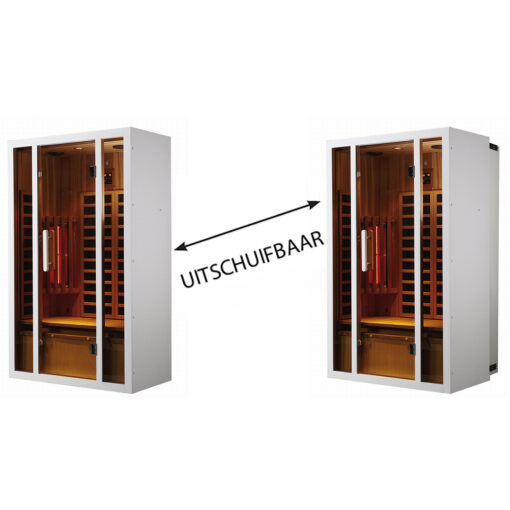 Uitschuif functionaliteit van de Magnus-duae 2 persoons.