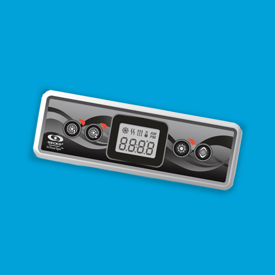 Gecko INK300, analoog display een ouder model.