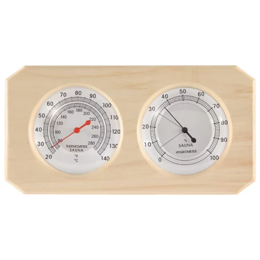 Sauna thermometer en hygrometer