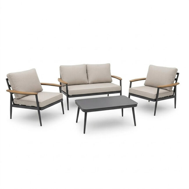 Alternative view of Sunspa Lucas aluminium Loungeset